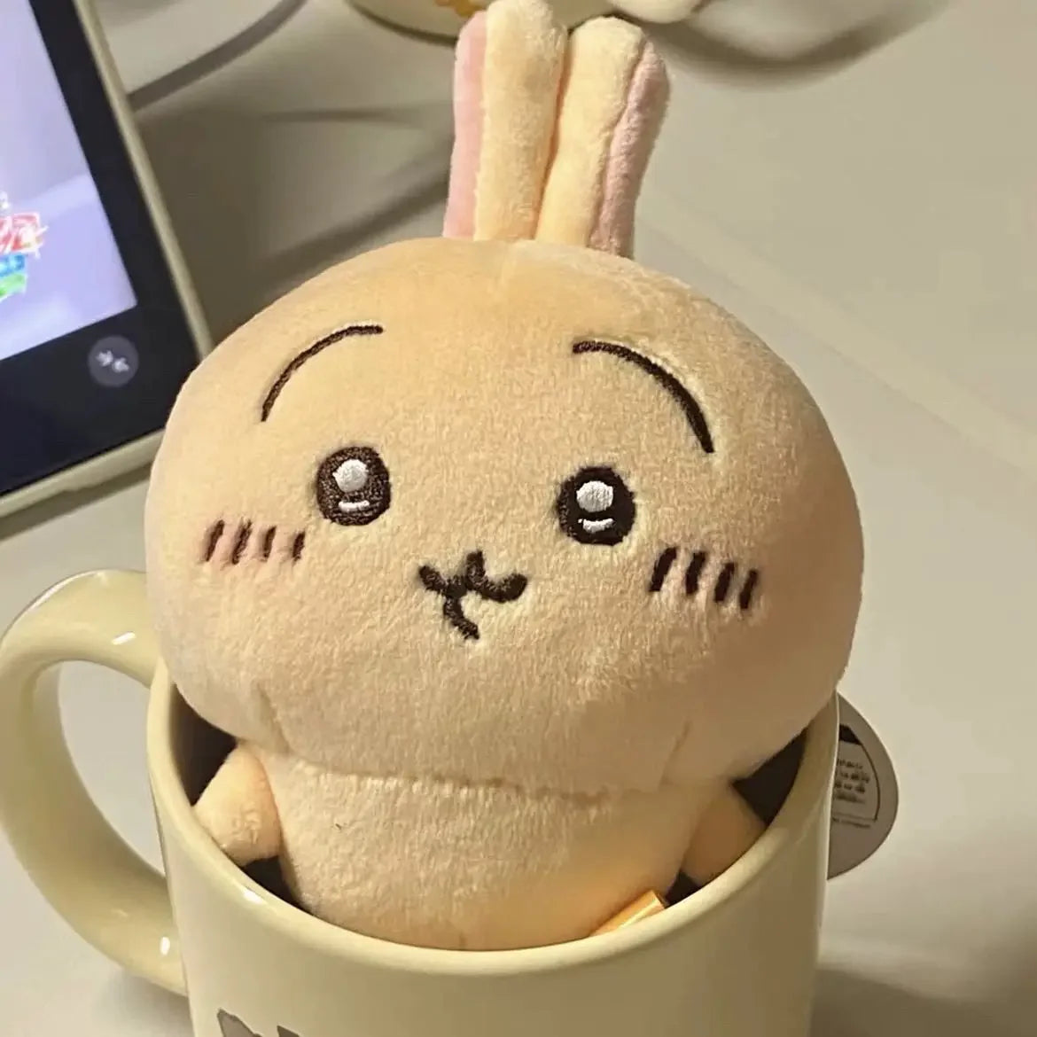 13cm jiyi Anime Plush Doll Kawaii Usachi Plush Keychain Hachiware Stuffed Plushie Pendant Cute Backpacks Ornaments Toy Gifts