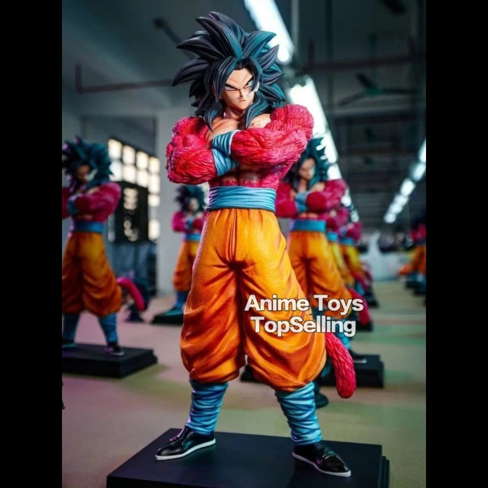 Anime Dragon Ball Figure Super Saiyan 4  Son Goku Statue PVC Collection Model Toys Gifts
