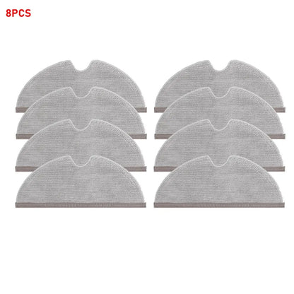 Mop Cloths Replacement For Roborock Q5 Pro Q5 Pro+ Q8 Max Q8 Max+ Vacuum Cleaner Accessories Washable Mopping Pads Spare Parts