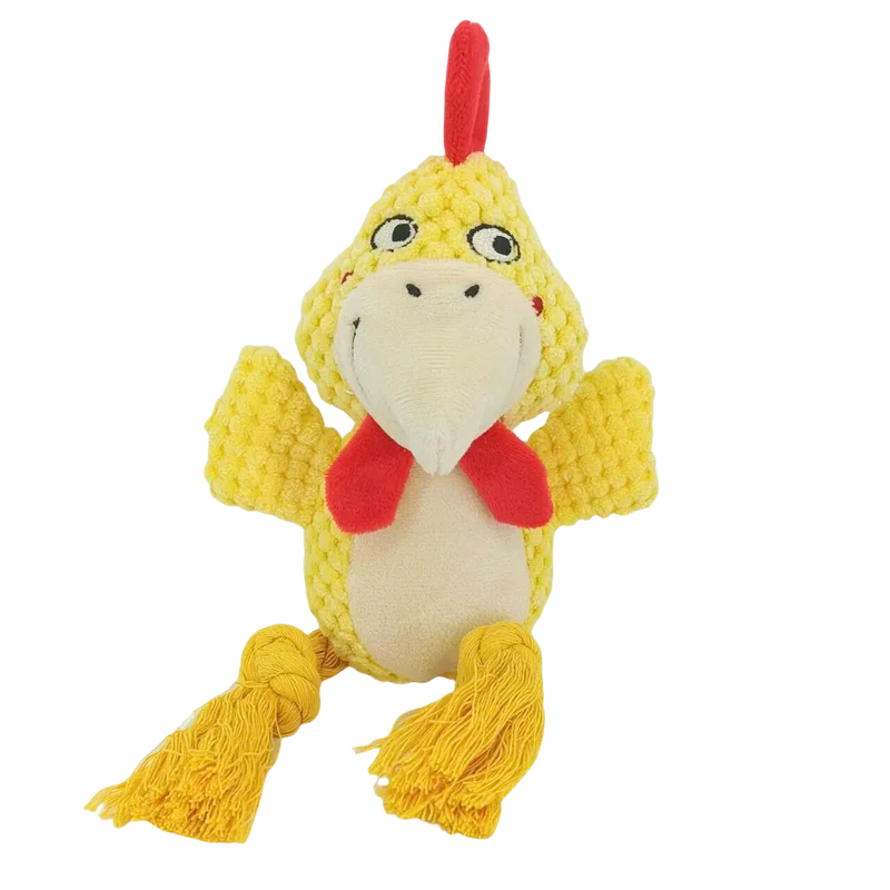 Stuffed Raw Small Dog Plush Interactive Toys Indestructible Bite Resistant Sound Puppy Toys Squeaky Dogs Rattle For Pet Supplies