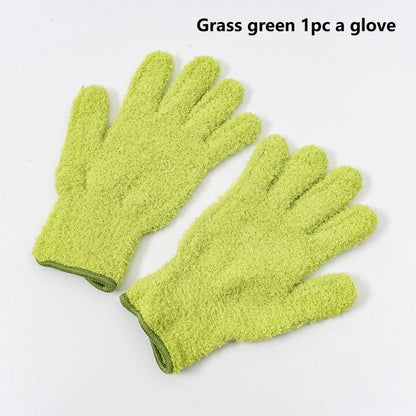 1pc Microfiber Dusting Gloves-Stretchable & Breathable Cleaning Gloves,Non-Waterproof for Cars, Boats, RVs, Pools, Home, Kitchen