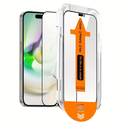 1-4Pcs Oleophobic Coating Easy Install Screen Protector for iPhone 17 16 18 13 11 12 14 15 Pro Max Plus 7 8 XS XR Tempered Glass