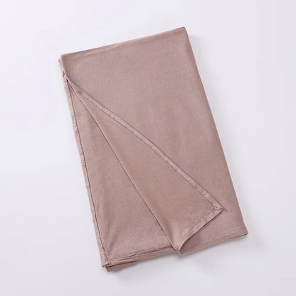 Good Stitch Stretchy Jersey Scarf Jersey Hijab Instant Hijab Plain Muslim Shawls Supplier Turban HeadWraps Foulard Femme