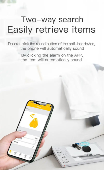 Mini GPS Tracker Bluetooth 5.0 Pet elderly Kids Wallet Tracking Smart Finder Locator Car Locator For IOS Android New