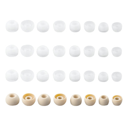 KBEAR 4540 Coffee Silicone Eartips Ergonomically Designed Earcap Optional XS/S/M/L Size and Combination Set Comfortable Earmuffs