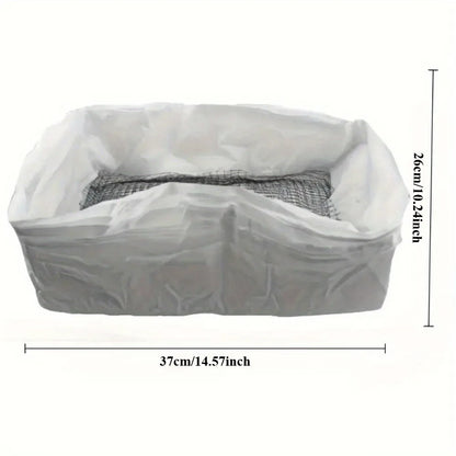 10pcs Washable Cat Litter Filters - Easy to Use, Recyclable, Excellent Workmanship, Designed for Pet Litter Box Liners