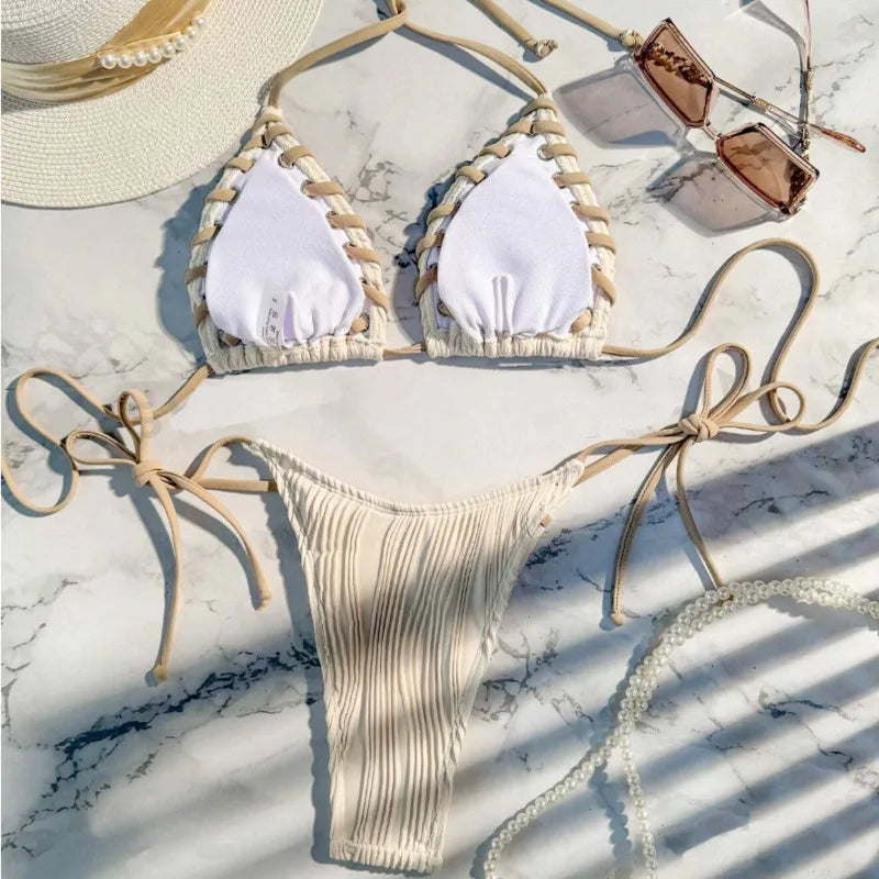 Sexy Bikinis 2026 Women's Swimwear Female Swimsuit For Swimming Wear Bathing Suits Brazilian Bikini Set Beachwear Pool Bather
