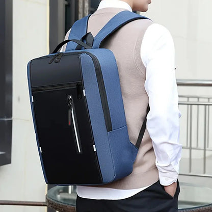 Fashion Business Laptop Backpack Large Capacity Shockproof Computer Bag Casual Office Travel Shoulder Bag for Work
