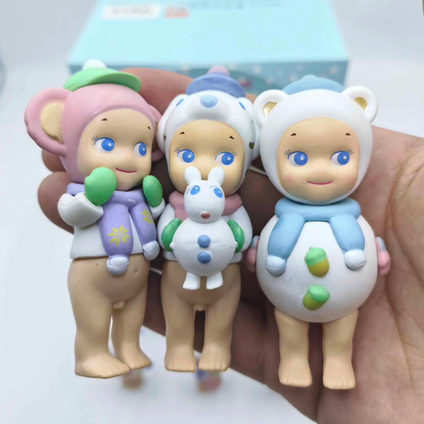 Sonny Angel Blind Box Winter Wonderland Series Mini Anime Figures Ornaments Dolls Fans Children Christmas Birthday Gift
