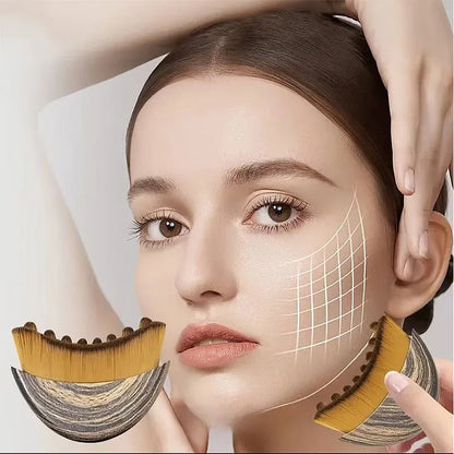 Lymphatic Contour Face Brush Ergonomically Designed To Fit  Sculpting Drainage Massager for Face The Skin Precisely LBHL31