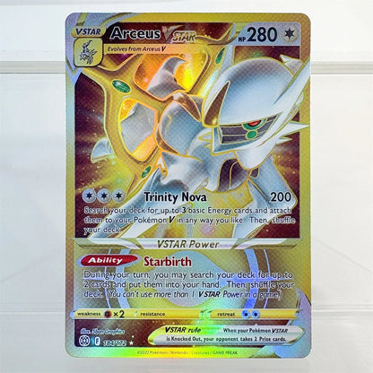 PKM Holo Proxy Cards Blaziken Vmax Aerodactyl Vstar Arceus Beedrill Mew Foil Cards PTCG PROXY The Best Gift for Collectors