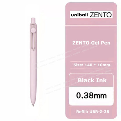 uniball ZENTO Standard 0.38/0.5mm Gel Pens,Water-Based Smooth Writing Roller Ball Pens Fit for a variety of occasions Stationery