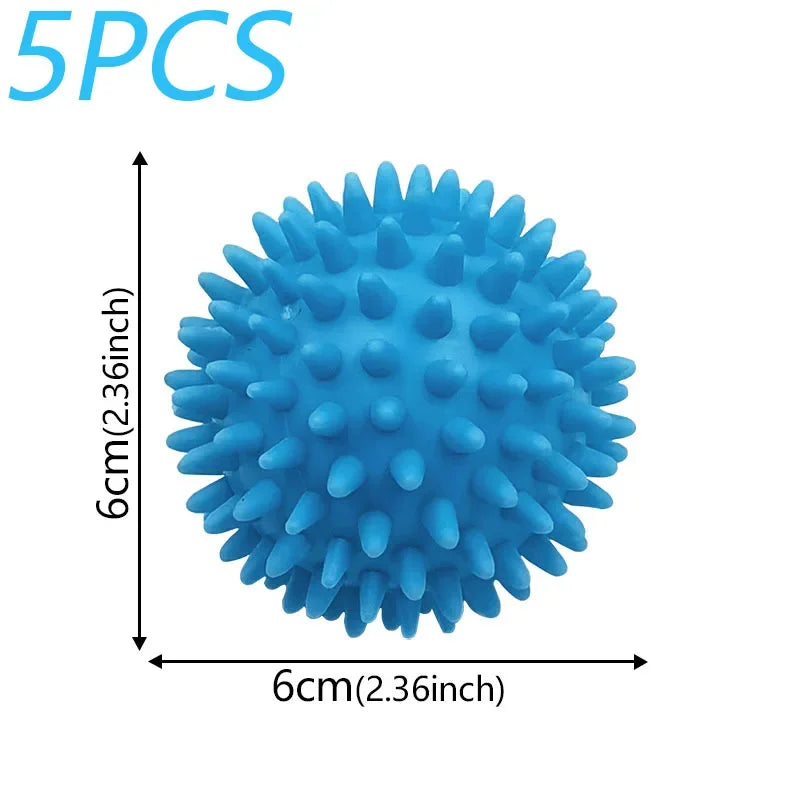 5PCS Laundry Balls Anti-Winding Magic Balls Drying Cleaning Household Washing Essential Cleaning Supplies for laundry reusable