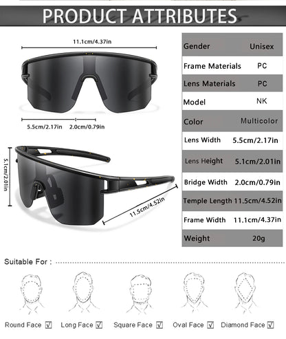 3-8 Years Old Brand Kids Cycling Sunglasses Boys Girls Outdoor Baseball Bike Bicycle Sport Eyewear Youth Gift UV400