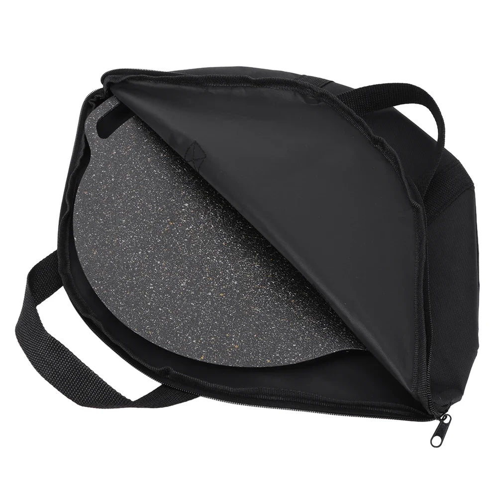 Baking Pan Caryying Case Bag/Handle Waterproof Grilling Pan Pouch Skillet Bag Wood Anti-scald Handle Outdoor BBQ Tool or Handle