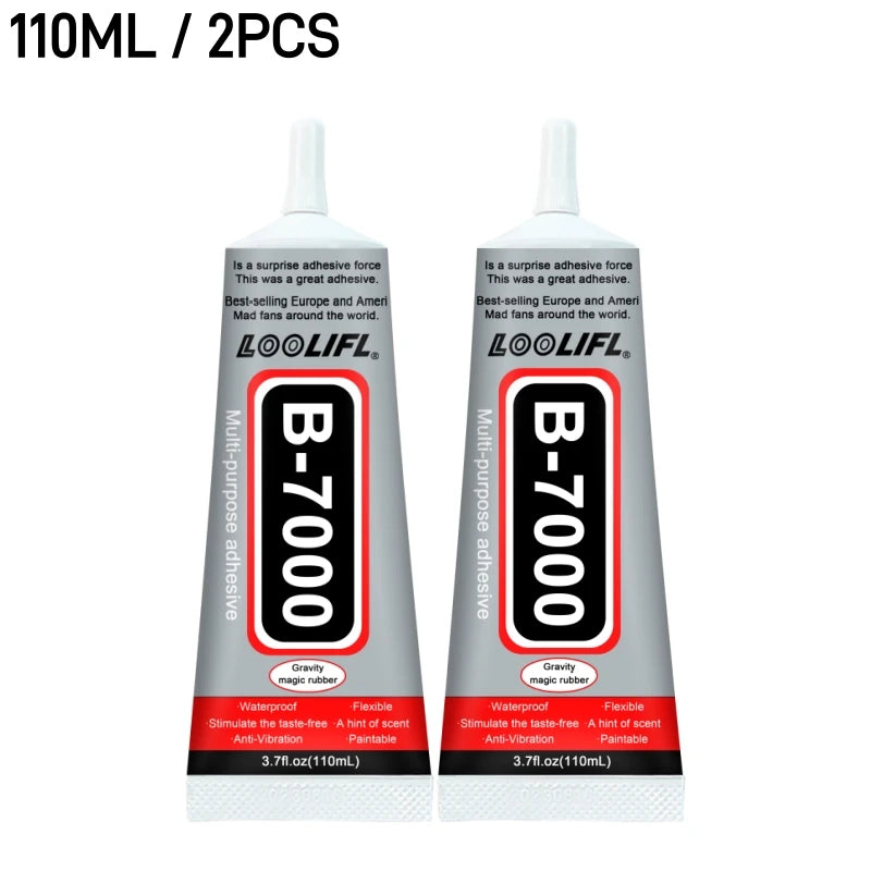 B7000 Glue Multi Purpose Adhesive Strong Clear Glue For Phone Screen Repair Jewelry Making DIY Crafts Metal Glass Plastic Wood