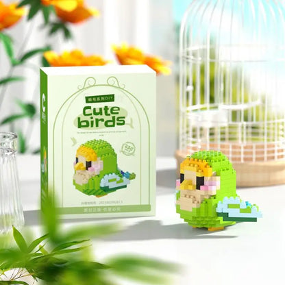 Kawaii Cute Bird Small Building Blocks Set Creative Educational Building Toys For Boys Girls Toys Suitable For Decorate