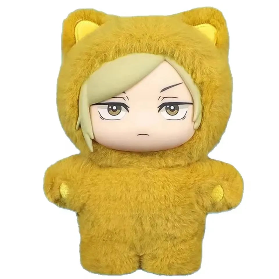 Jujutsu Kaisen Battle V2 Cat Paradise Party Series Art Collectible Blind Box Toy Cute Plush Doll Anime Periphery Surprise Gift