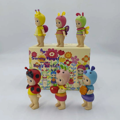Sonny Angel Bug'S World Blind Box Ladybug Ant Snail Angel Cute Doll Mini Figure Anime Handmade Ornament Model Decor Toys Gift