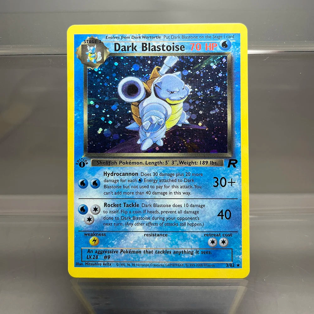PKM Holographic Single Proxy Cards Lugia Charizard Venusaur Foil Game Collection Cards PTCG Kids Toys