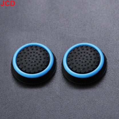 JCD 2pcs For PS3 PS4 PS5 Xbox one/360/Series S X Switch Pro Game Controllers Thumb Silicone Stick Grip Cap Cover Accessory