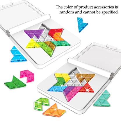 Puzzle Toys. Logical Thinking Training Fun Tabletop Games Multiple Shapes Colors, Advanced Level Gifts for Boys and Girls