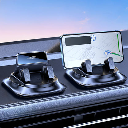 Kebidumei Car Phone Holder Car Dashboard Support Bracket Mount Anti-Slip Pad Universal 360 degree Rotatable Navigation Holder