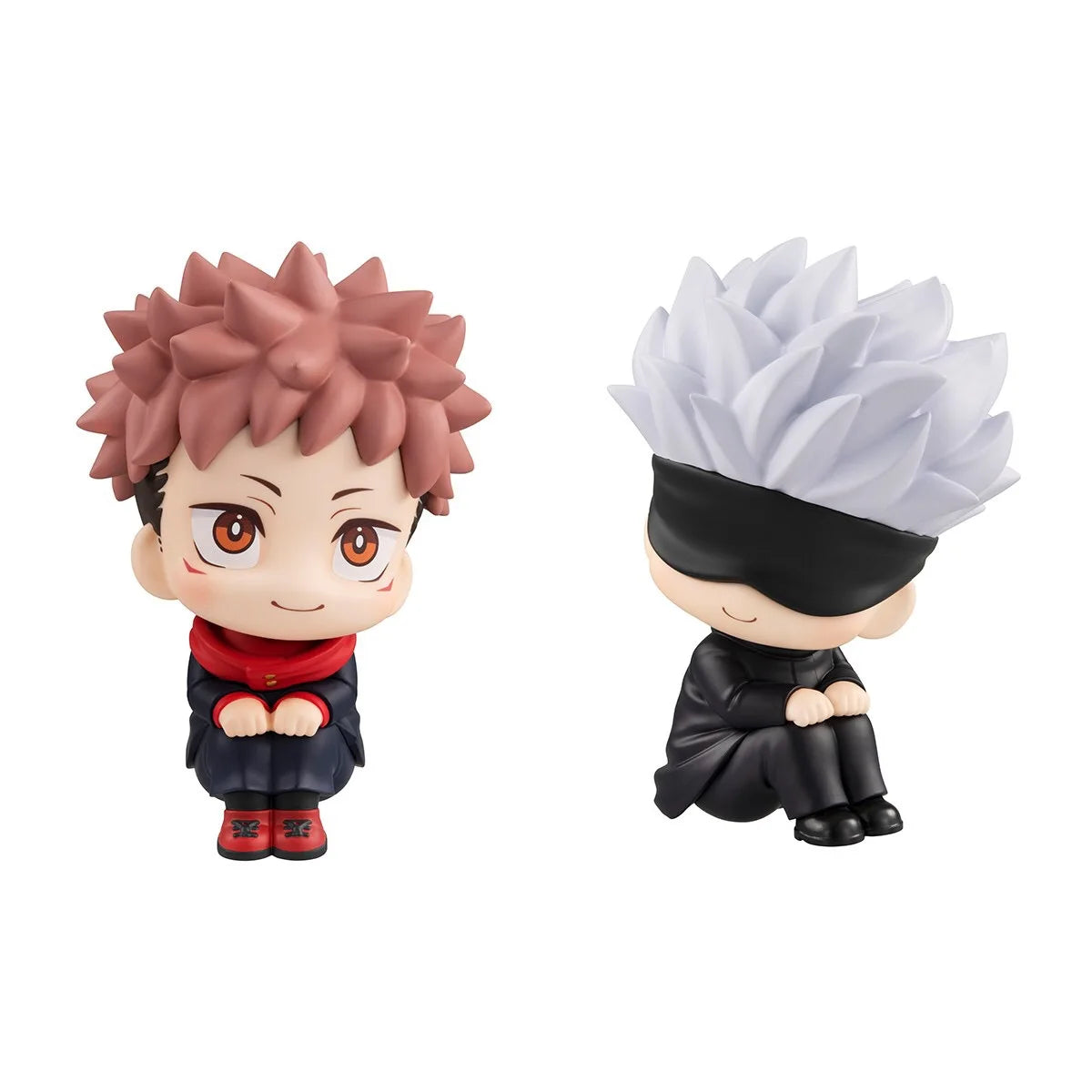 Q Version Jujutsu Kaisen Figure Gojo Satoru Yuji Itadori Model Car Cake Decoration Collectible Doll Gashapon Toy Anime Gift for