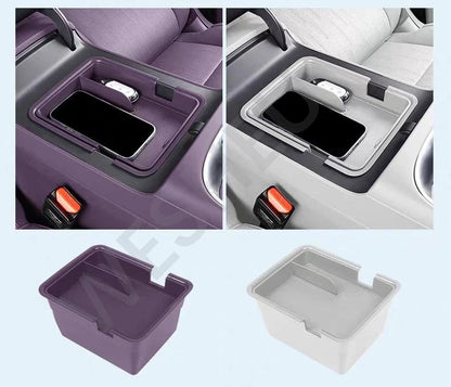 For LEAPMOTOR B10 2025 2026 Car Accessories ABS Armrest Storage Box Tray Automobile Center Console Organzier Interior