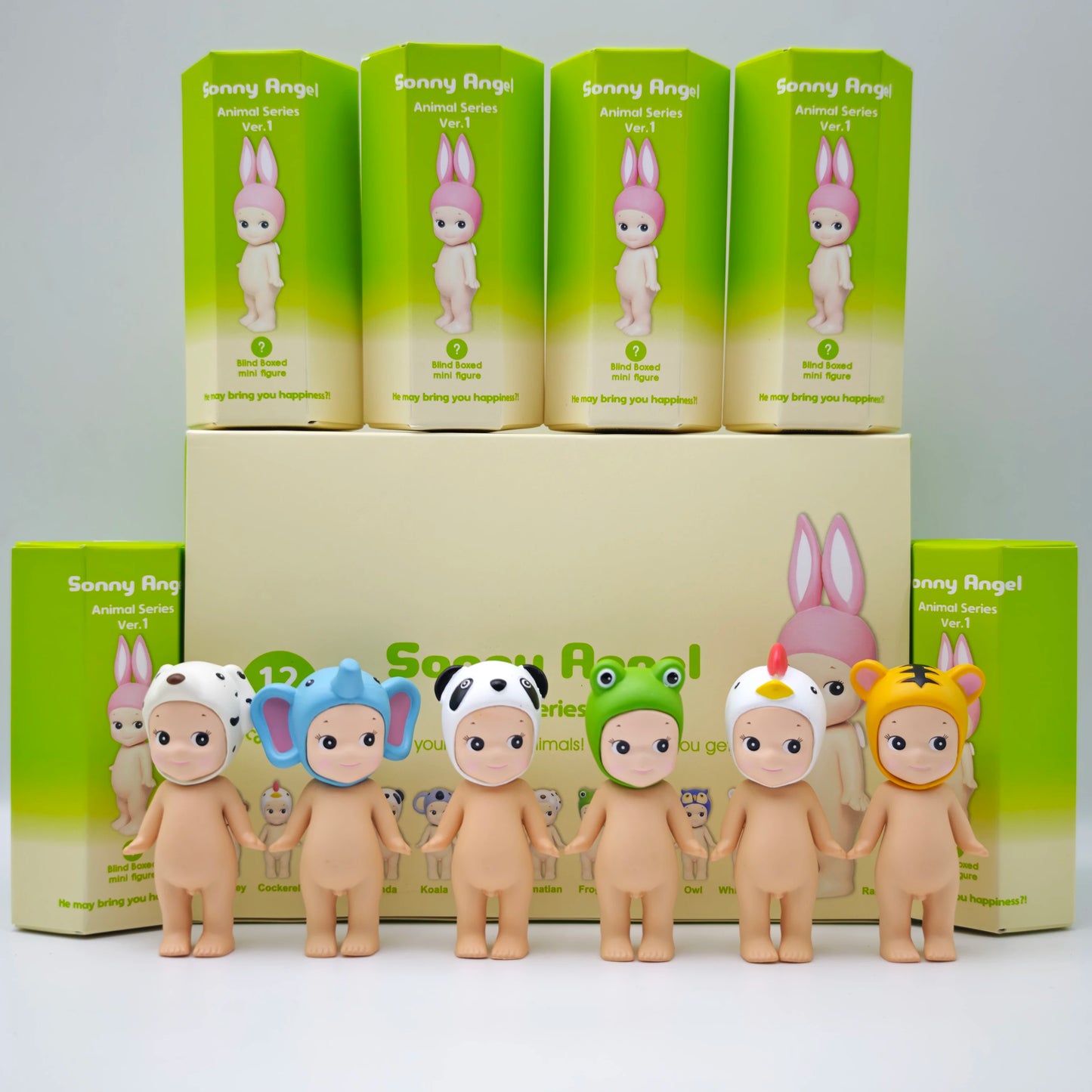 Sonny Angel Blind Box Toys Animal Series Ver.1 Anime Mini Action Figure Cute Doll Ornaments Collection Birthday Christmas Gifts