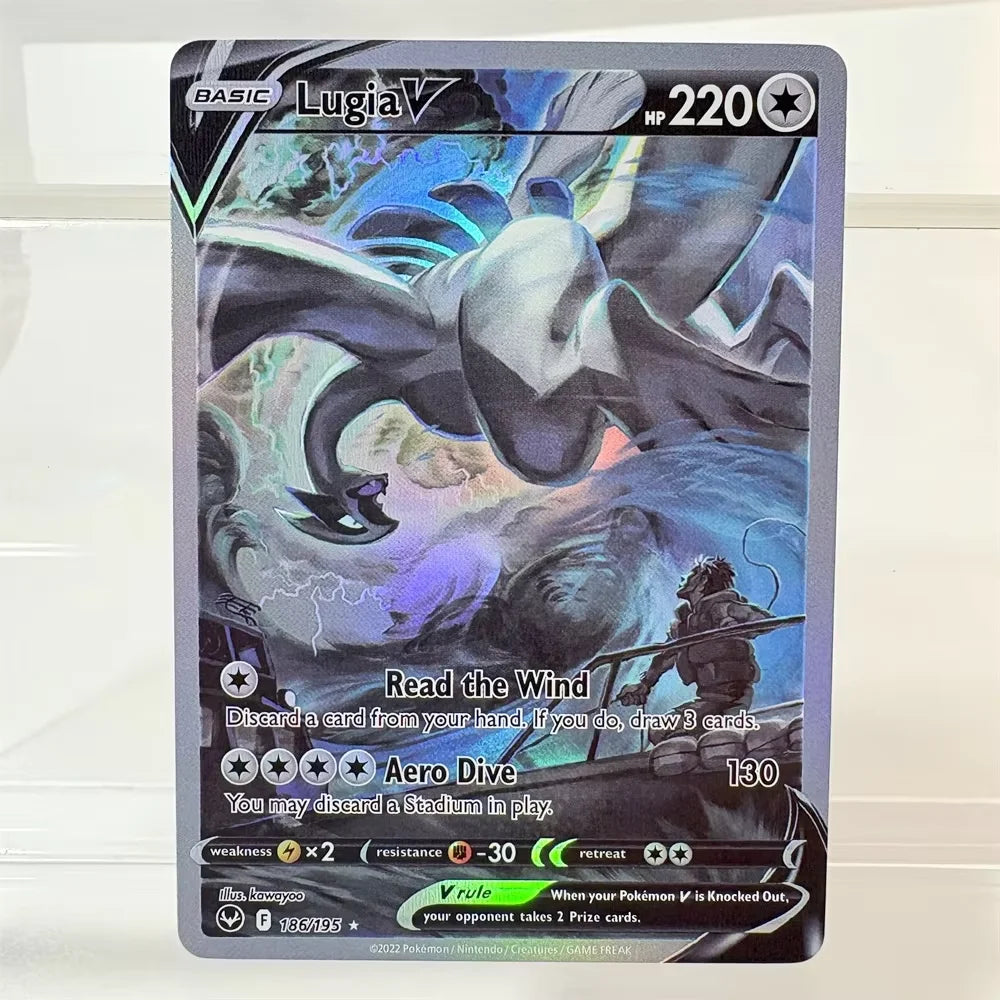 PKM PTCG High Quality Umbreon Vmax Glaceon Vstar Rayquaza Vmax Lono Proxy Foil Cards Game Collection Anime Cards