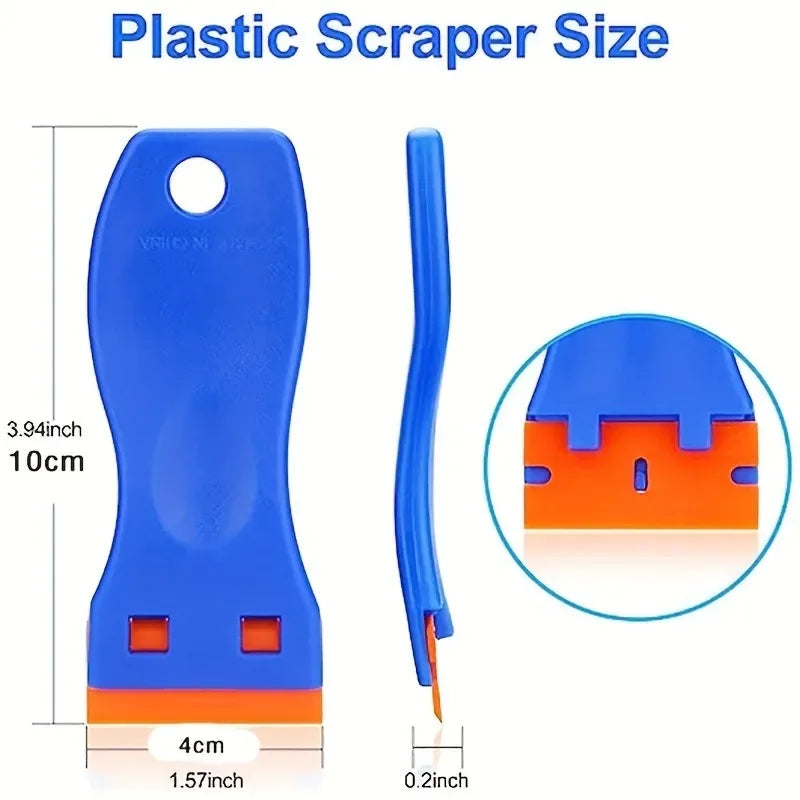 1 Set Car Sticker Removal Multipurpose Plastic Tool Auto Film Glass Home Cleaner
