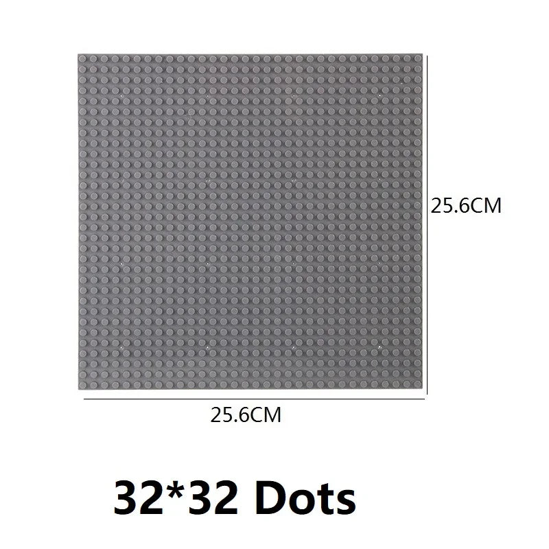 Single Double Sided Classic Base Plates Blocks Plates  32x32 16x16 16x32 Dots DIY Simulated scene Building block base Toy