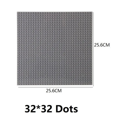 Single Double Sided Classic Base Plates Blocks Plates  32x32 16x16 16x32 Dots DIY Simulated scene Building block base Toy