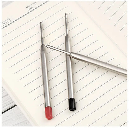 98mm1.0mm Ballpoint Pen Refills For Parker Pens Medium Point Blue Red Black Ink Rods For Writing Office Stationery
