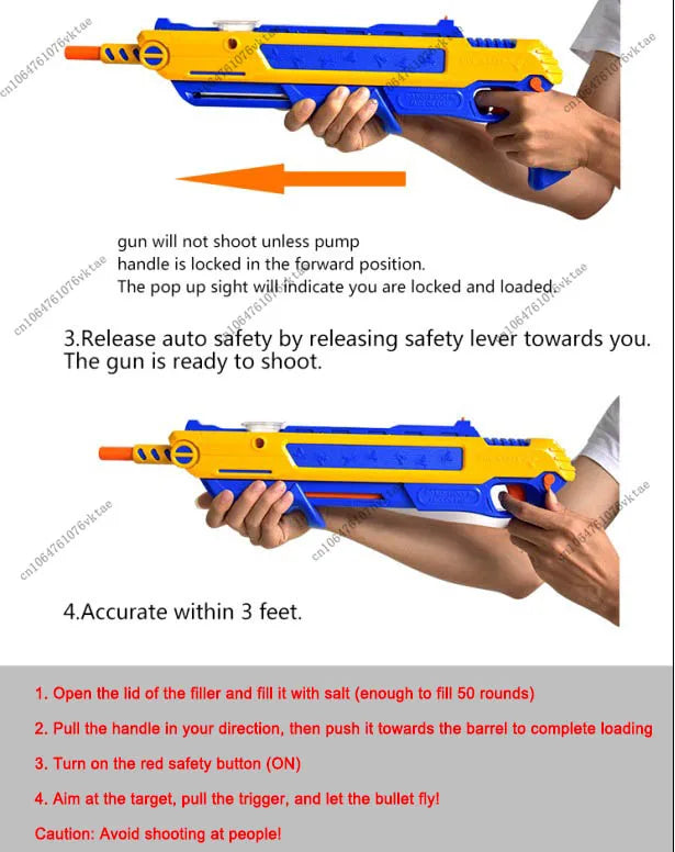 New Edition Children's Fly and Mosquito Gun Gift Salt Gun Shot Gun Adult Toy Gun Mosquito and Fly Eliminating Gun 3.0