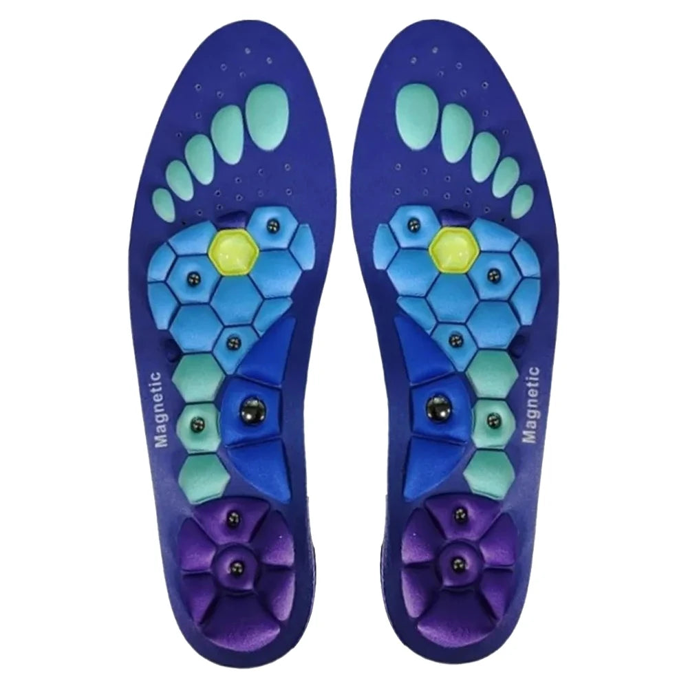 Magnetic Comfortable Acupoint Massage Insoles for Men Women EVA Foot Massage Sports Arch Support Insoles Orthopedic Shoe Inserts