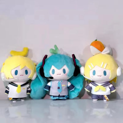 Hatsune Miku Plush Toys Keychain Kagamine Len Rin Backpack Anime Peripheral Cute Stuffed Doll Bags Decoration Girl Birthday Gift