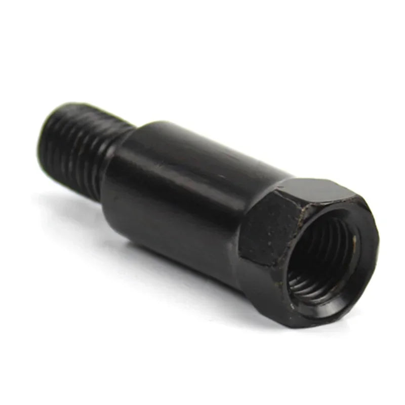 Longer Extension Black Motorcycle Rear Mirror Adapter M8 8mm M10 10mm Anti Clockwise Right Left Hand Thread Changing Screw