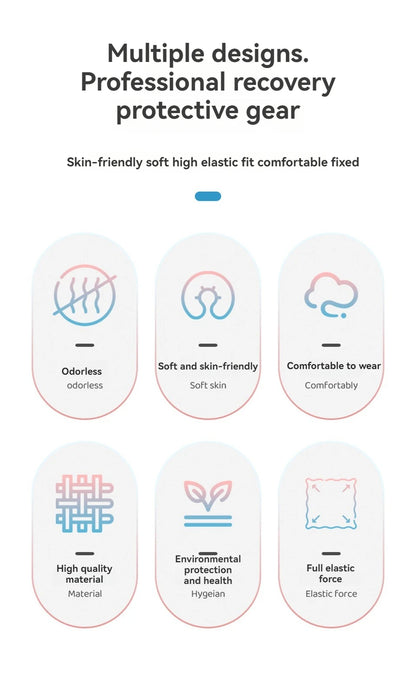 AOLIKES 1PCS Hot and Cold Relief Gel Knee Sleeve,Heat or Ice Therapy for Knee Relief,Contoured Hydrogel Design for Comfort