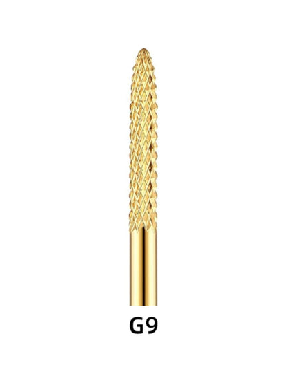 1pc Nail Drill Bits 3/32'' - L-Shaped Smooth Stop Barrel Carbide Bit  for Professional Finish, Fast Remove, Shape & Smoo