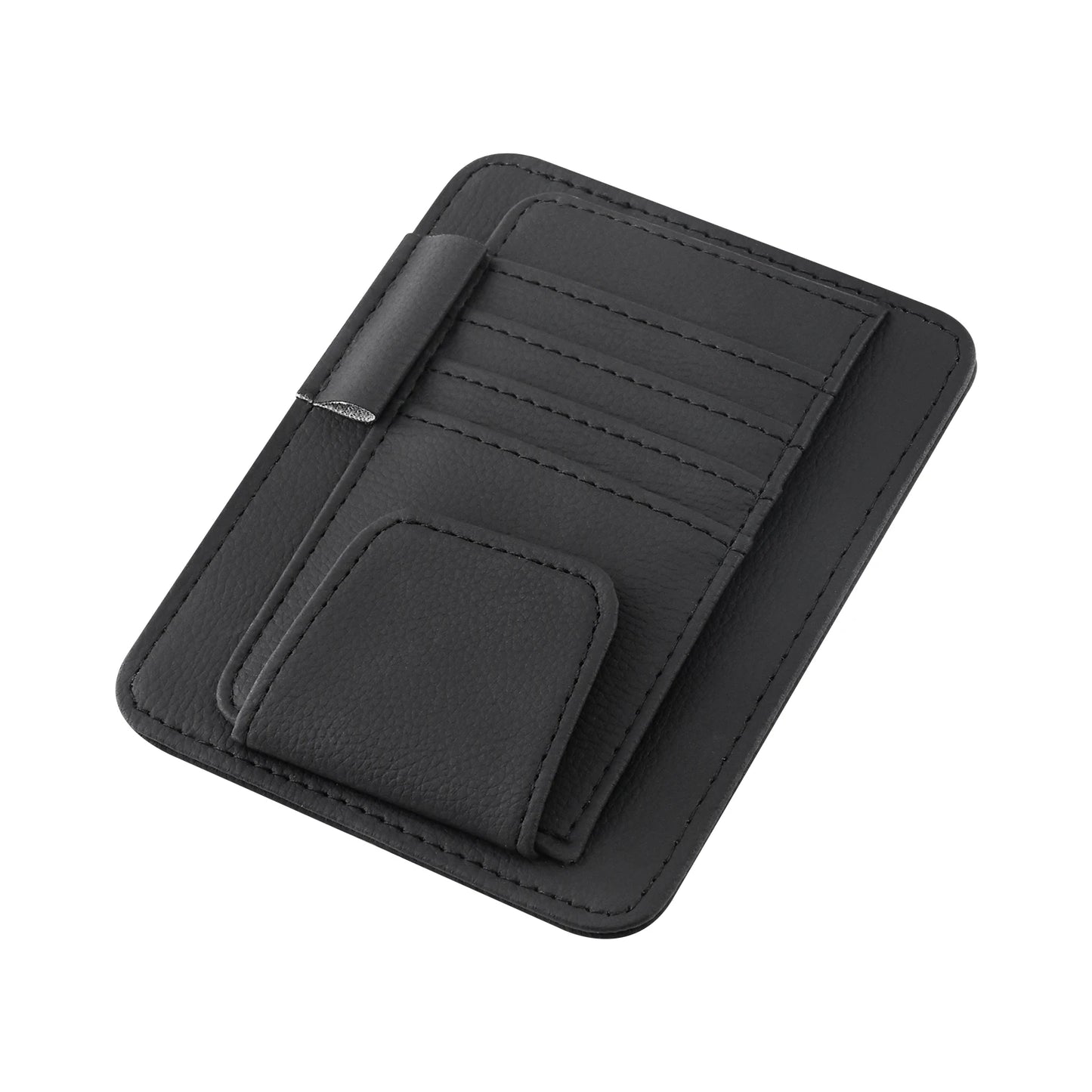 JFBONIN Car Visor Organizer Multi-Pocket Pouch Bag Card Glasses Storage Holder Scratch-resistant Auto Visor Holder For Car