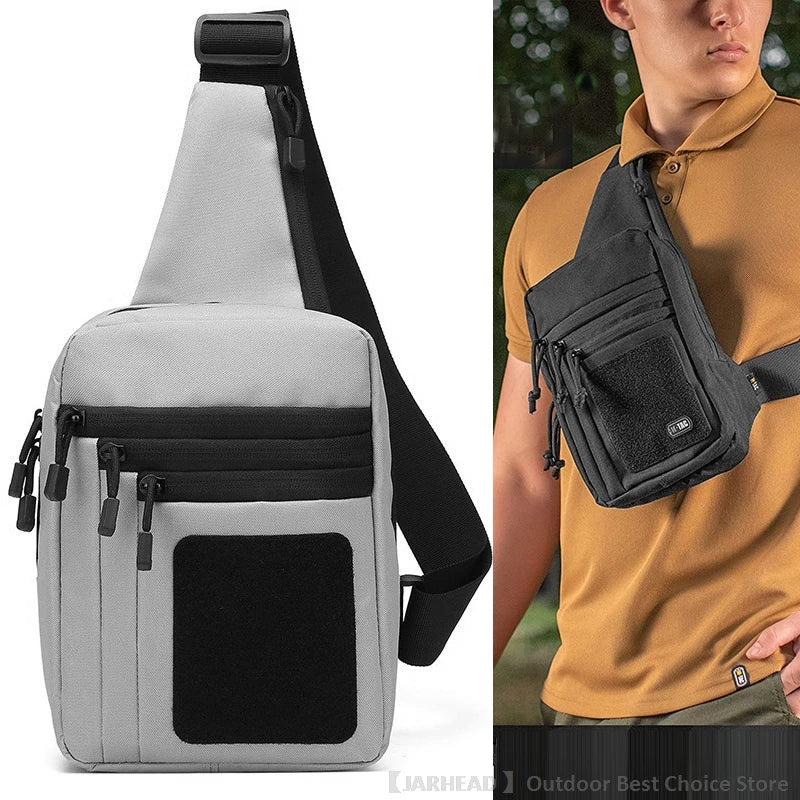 New Tactical Pistol Gun Case Shoulder Bag Outdoor Hiking Hunting Camping chest bag with Gun Holster