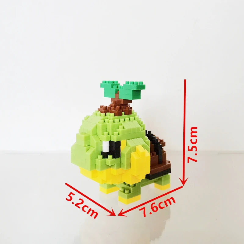 75 Style Building Blocks Assembly Anime Picachu Charizard Doll Blastoise Bulbasaur Gengar Bricks Figures Toy for Kid Gift