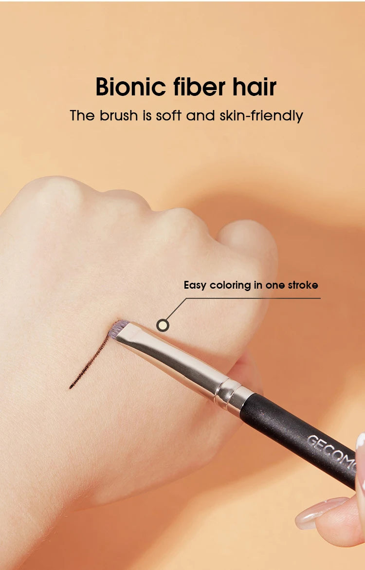 Eyeliner brush eyebrow brush do not eat powder easy overhand blade flat head brush circular arc brush eye repair makeup brush