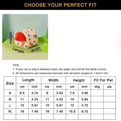1pc-Hamster Nest Hamster Winter Supplies Cute Pet Bird's Nest with Velvet and Warm Cotton Nest Little Pet Parrot's Nest