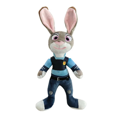 NEW Disney Cartoon Anime Movie Zootopia Plush Toy Fox Nick Wilde Rabbit Judy Hopps Doll Soft Stuffed Animals Xmas Gifts