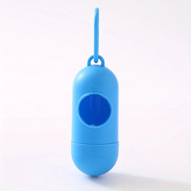 Pill Shaped Poop Bags Dispenser Garbage Holder Dispenser Pet Supplies For Dogs Collars And Leashes