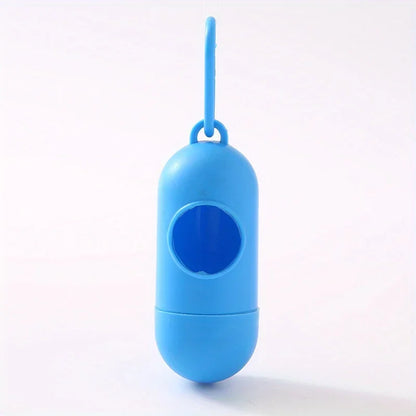 Pill Shaped Poop Bags Dispenser Garbage Holder Dispenser Pet Supplies For Dogs Collars And Leashes