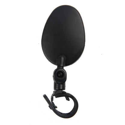 2pcs Adjustable Rotate Bicycle Auxiliary Rearview Mirror Handlebar Mount Wide-Angle Convex Cycling Rear View Mirrors Accessories